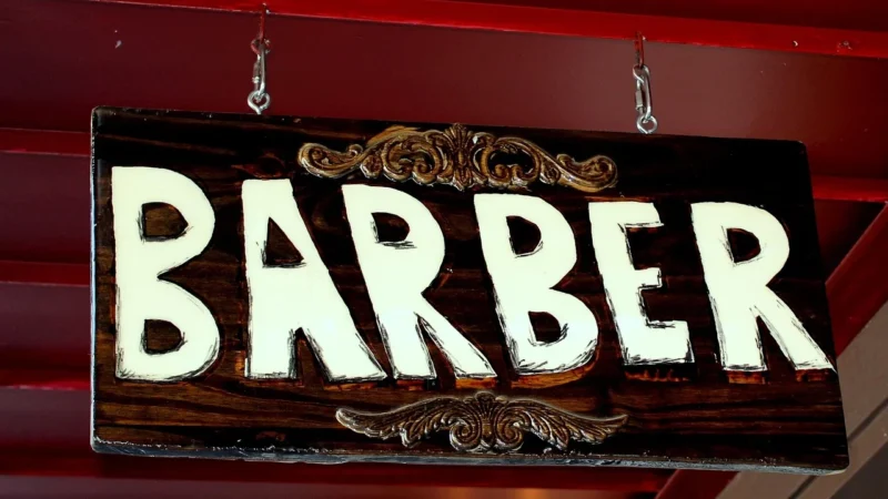 Active Tablica Ozdobna Barber B056