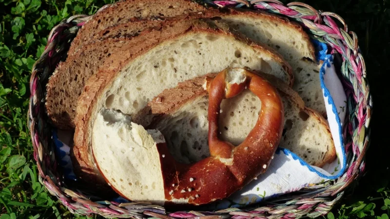 Czarny Okrągły Kosz Na Pieczywo 37 Cm Hendi