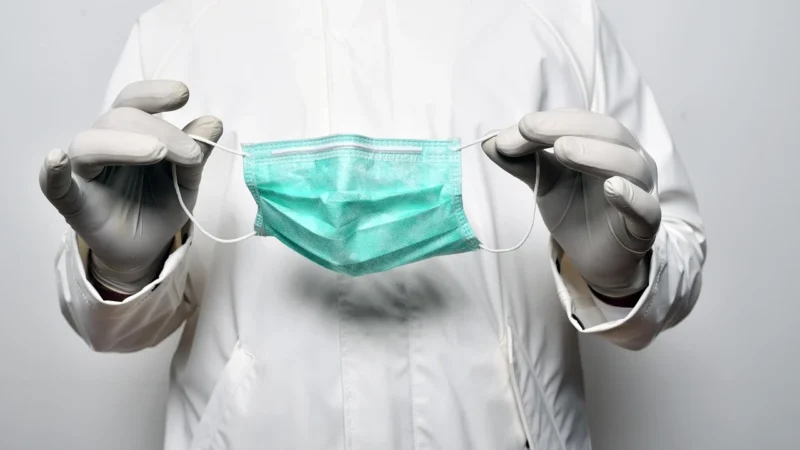 Rękawiczki Latexowe Lateksowe Bezpudrowe 100SZT S