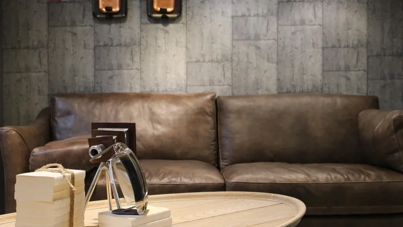 Tuscany Leather Premium Office Set – skórzany zestaw na biurko, kolor miodowy TL142162